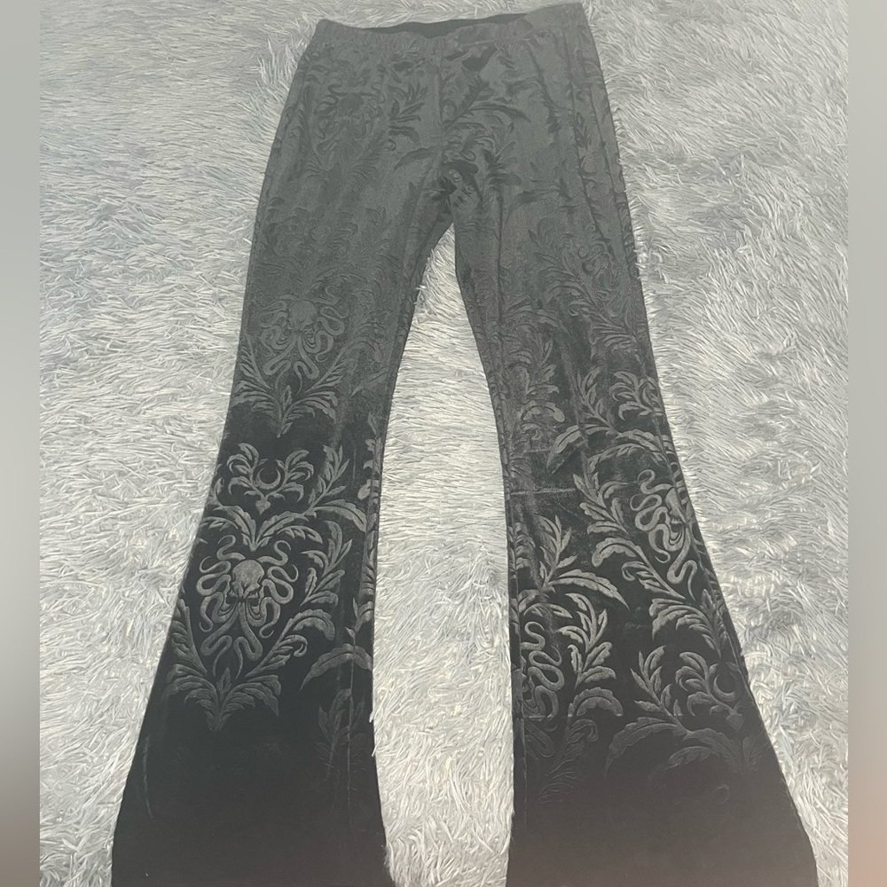 Shein velvety khathulu flared bottom pants